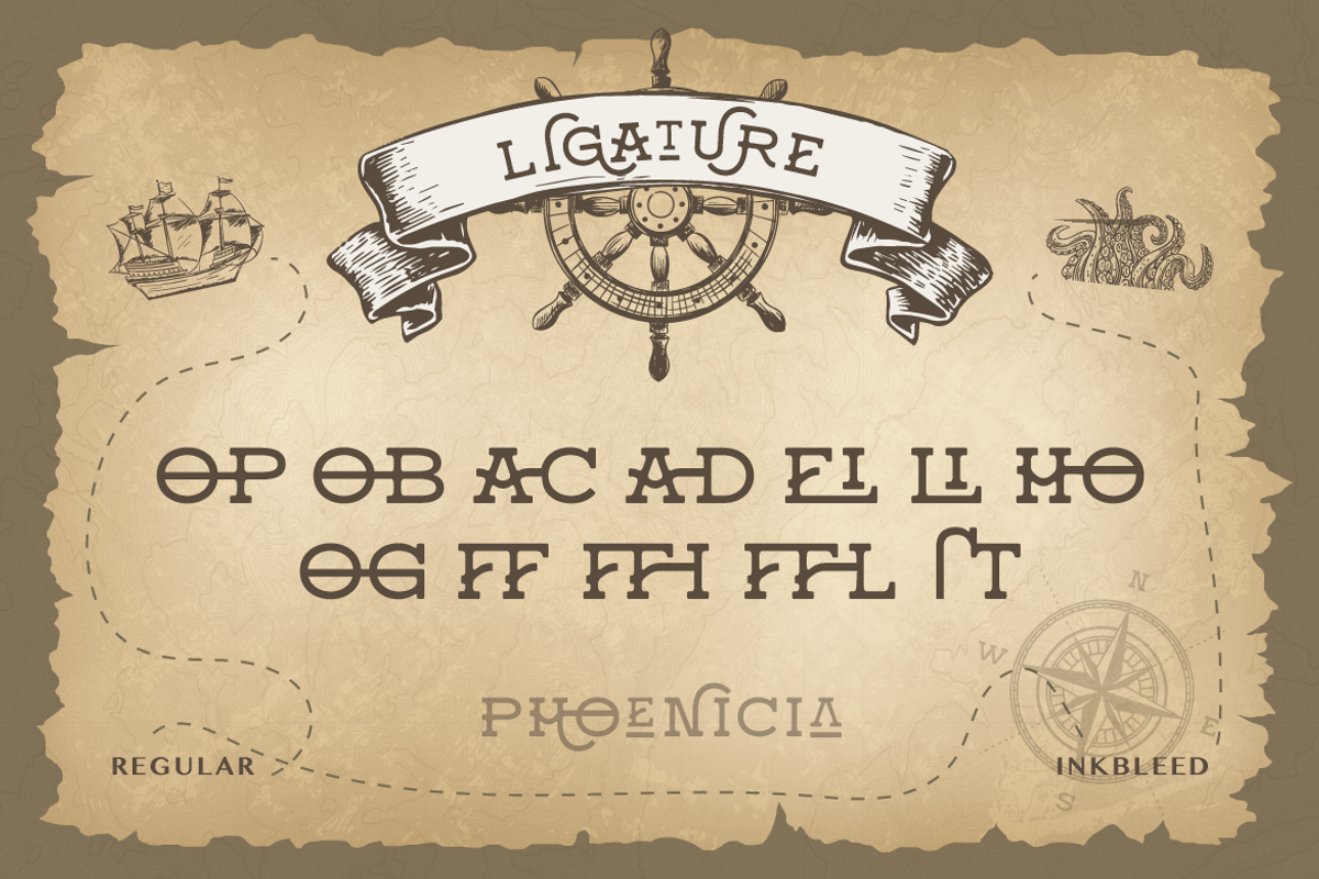 Phoenicia, a Sans Serif Font by Burntilldead (Photo 8 of 10)