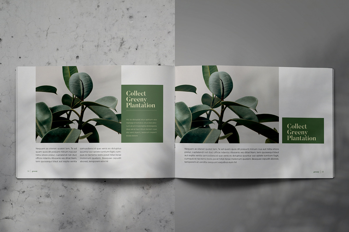 GREENY Lookbook Brochure Template, a Brochure Template by Indotitas (Photo 8 of 9)