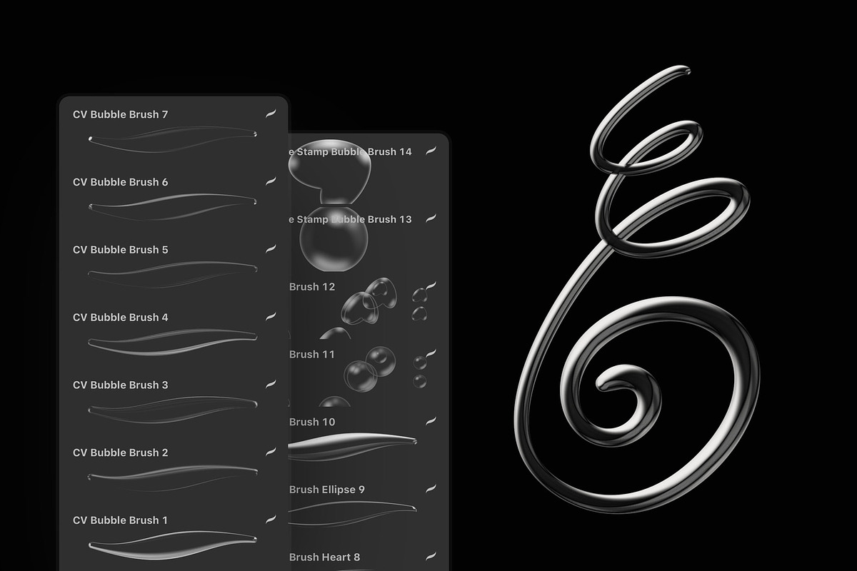 Soap Bubble Procreate Brushes, a Brush Add-On by Creative Veila (Photo 3 of 12)