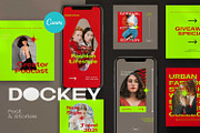 Dockey Brand Social Media | Canva, a Social Media Template by Dirtytemp Studio (Thumbnail 4 of 16)