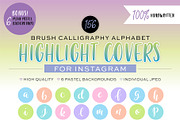 Calligraphy Instagram Covers, a Social Media Template by HappyHandsProject (Thumbnail 1 of 2)