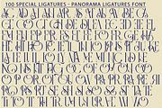 Panorama Ligatures Font, a Serif Font by 177Studio (Thumbnail 7 of 8)