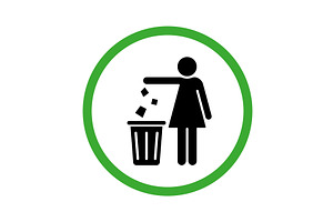 Keep Clean Icon, an Object Illustration by Vector Creator