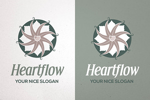 Heartful Brand Mark | Canva & AI, a Branding & Logo Template by Elibee