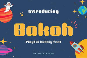 Bakoh, a Serif Font by twinstd