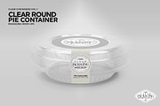 Clear Pie Container Packaging Mockup, a Product Mockup by INCDesign (Thumbnail 7 of 8)