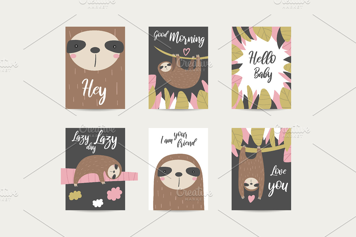 Postcards with animals, an Animal Illustration by Veresk (Photo 4 of 12)