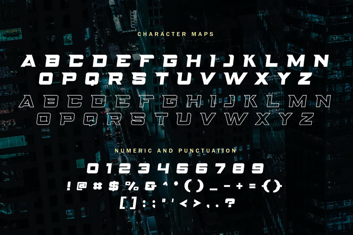 QUICKSTARTER - Racing Gaming font, a Sans Serif Font by TokoPress (Photo 8 of 10)