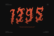 CS Cursed Drawn, a Blackletter Font by Craft Supply Co. (Thumbnail 4 of 8)