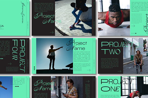 Vibrant Green Portfolio