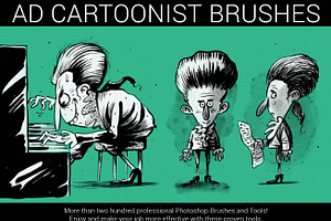 The Cartoonist Brushes