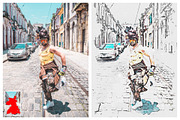 UrbaneXign - Mixed Watercolor Sketch, an Action Add-On by A R T M A R T (Thumbnail 5 of 11)