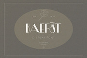 Baerst! Modern Display Font, a Sans Serif Font by deadlock studio (Thumbnail 1 of 12)