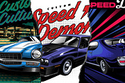 Vintage Classic Car Collection no 07, a Transportation Illustration by The BolzStudio (Thumbnail 2 of 12)