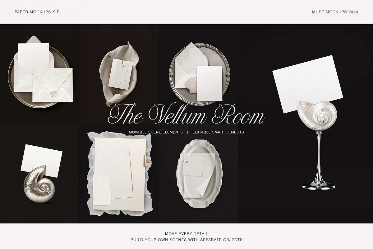 The Vellum Room Mockup Collection, an Advertising Mockup by Muse Mockups (Photo 9 of 14)