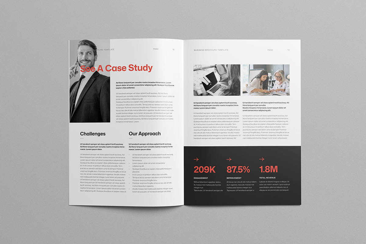 Business Brochure Template | Word, a Brochure Template by HiveArts (Photo 7 of 9)
