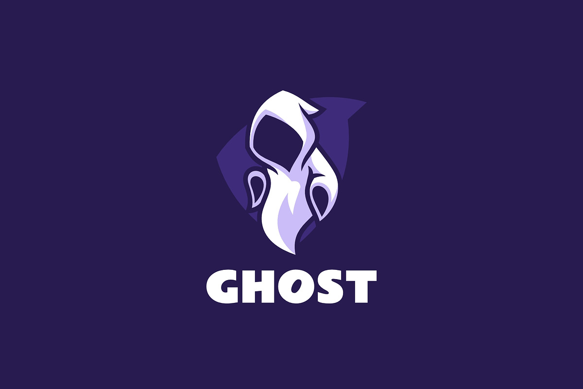 Mascot Ghost Logo Design, a Branding & Logo Template by Artnivora.Std
