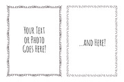 Doodle Borders Clipart + Vectors, an Object Graphic by The Pen and Brush (Thumbnail 3 of 4)