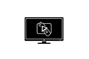 Smart TV Multimedia Hub Icons, a Graphic by hafijul (Thumbnail 5 of 15)