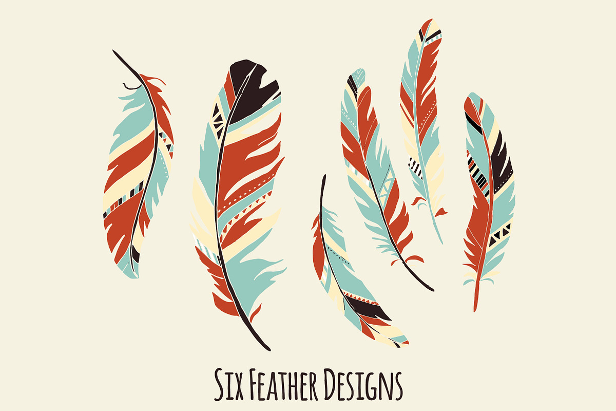Feather Elements / Hand Drawn preview 2