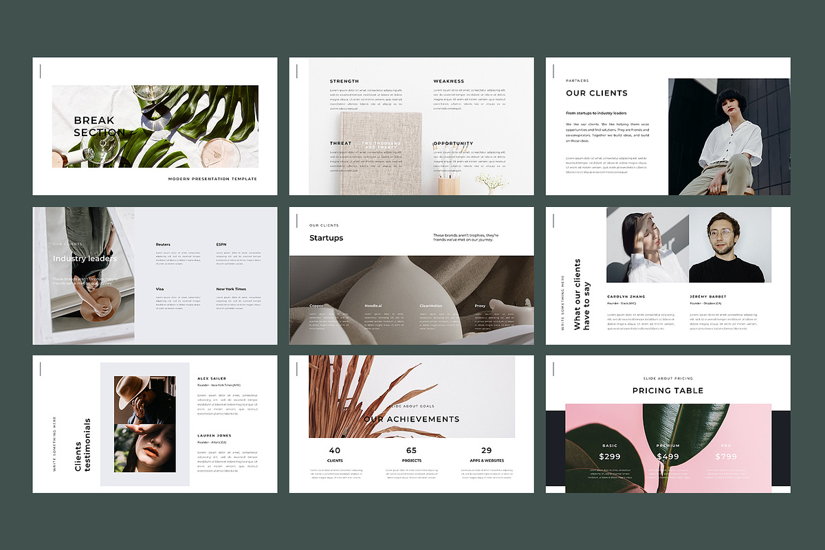 Loosy - PowerPoint Template, a Presentation Template by Bervisual (Photo 5 of 9)