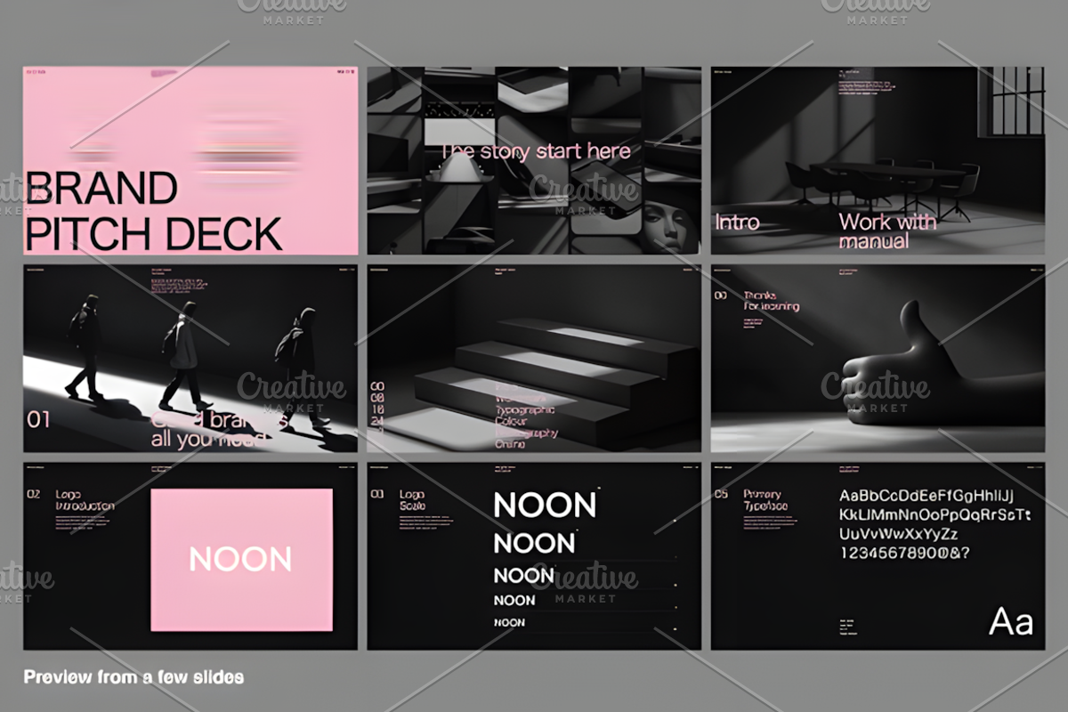 Brand Pitch Deck, a Presentation Template by Ink Gallery (Photo 2 of 4)