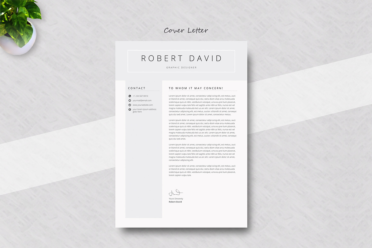 Resume/CV, a Resume Template by Mr-Template (Photo 3 of 6)