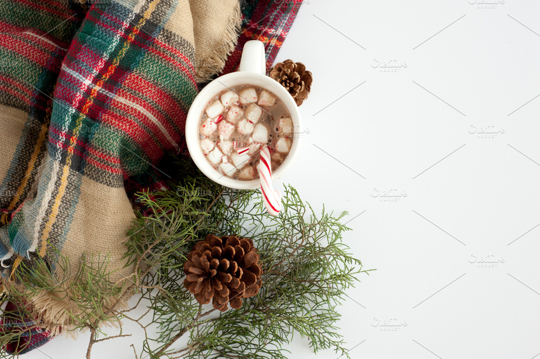 Christmas flatlay | stock image containing stock, image, and photo, a Holiday Photo by Handmade Creative 