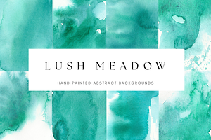 Meadow green abstract backgrounds, a Texture Graphic by Kolorata Art