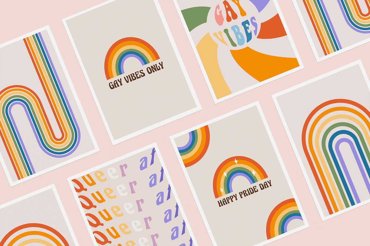 Retro Pride Collection, an Illustration by millering (Photo 4 of 16)