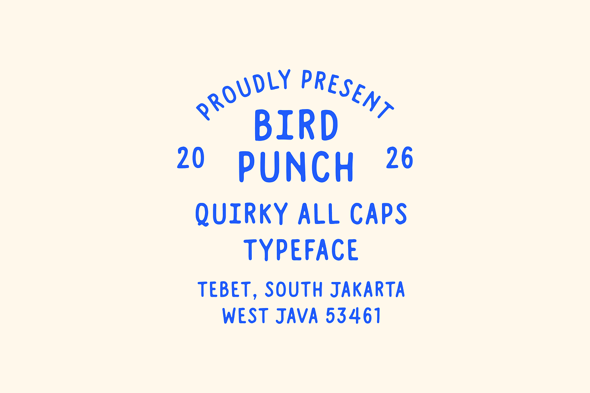 Bird Punch Handwritten, a Handwritten Font by 24Design Studios (Photo 2 of 10)