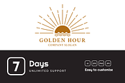 Golden Hour Sun Logo Template, a Branding & Logo Template by Pentaclay (Thumbnail 4 of 4)