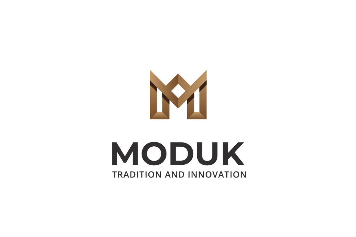 Moduk Abstract Letter M Logo, a Branding & Logo Template by Tovarkovdesign (Photo 1 of 6)