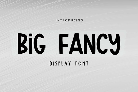 Big Fancy Font preview 6
