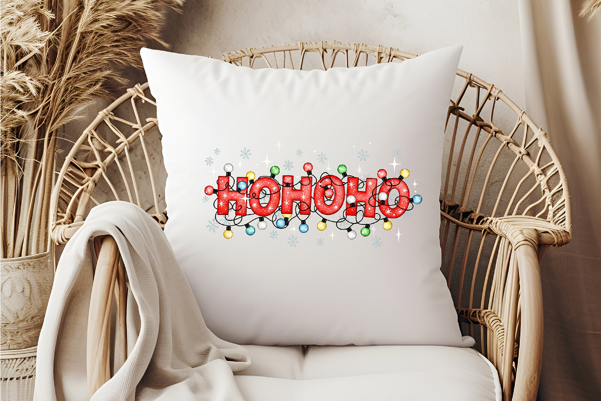 Ho Ho Ho Christmas PNG, an Illustration by DreamCafeArt (Photo 6 of 7)
