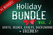 MEGA Holiday Bundle Vol 2 + Freebies, a Product Mockup by Swarovski Crystals (Thumbnail 1 of 18)