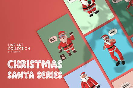 Santa - Christmas Illustration