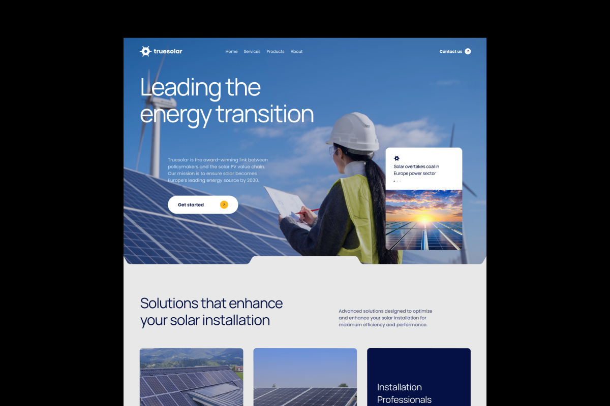10 Figma Landing Page Templates, a Landing Page Template by zroch design (Photo 6 of 32)