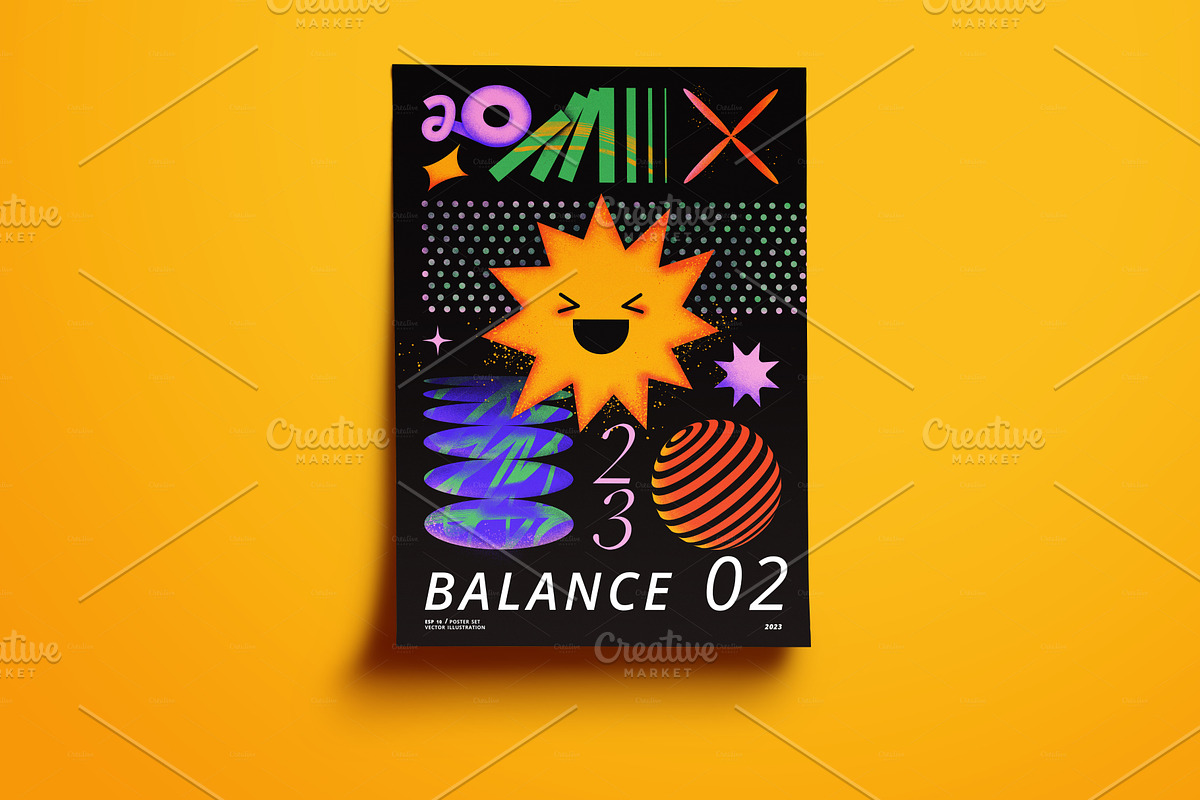 BALANCE: Contemporary Posters, a Poster Template by oxygen_8 (Photo 6 of 9)
