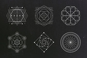 24 Sacred Geometry Vectors, an Object Graphic by Tugcu Design Co. (Thumbnail 5 of 5)