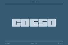 Coeso - Modern Condensed Typeface