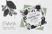 Woodland Wonders: 2 in 1 Graphic Set, a Decorative Illustration by rouxsupplyco (Thumbnail 26 of 32)