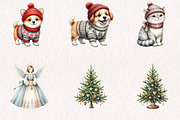Scandinavian-inspired Christmas, a Seasonal Illustration by CreationArt (Thumbnail 3 of 7)