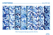 Imperial Blue Ornament – Watercolor, an Object Illustration by CreativeValuation (Thumbnail 11 of 11)