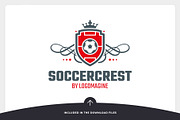 Soccer Crest Logo Template, a Branding & Logo Template by LOGOMAGINE (Thumbnail 10 of 13)