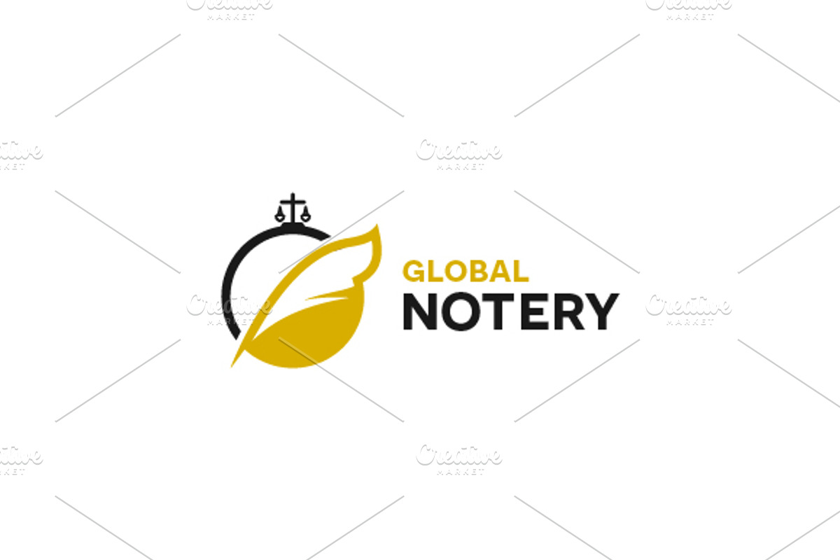 Law Notary Logo, a Branding & Logo Template by bvcreates (Photo 1 of 8)