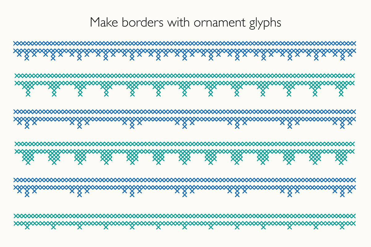 Stitching Love a cross-stitch font, a Font by Studio Indigo (Photo 10 of 11)