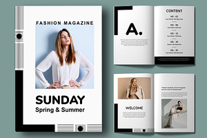 Luxury Fashion Magazine Template, a Templates & Theme by MightyDesign