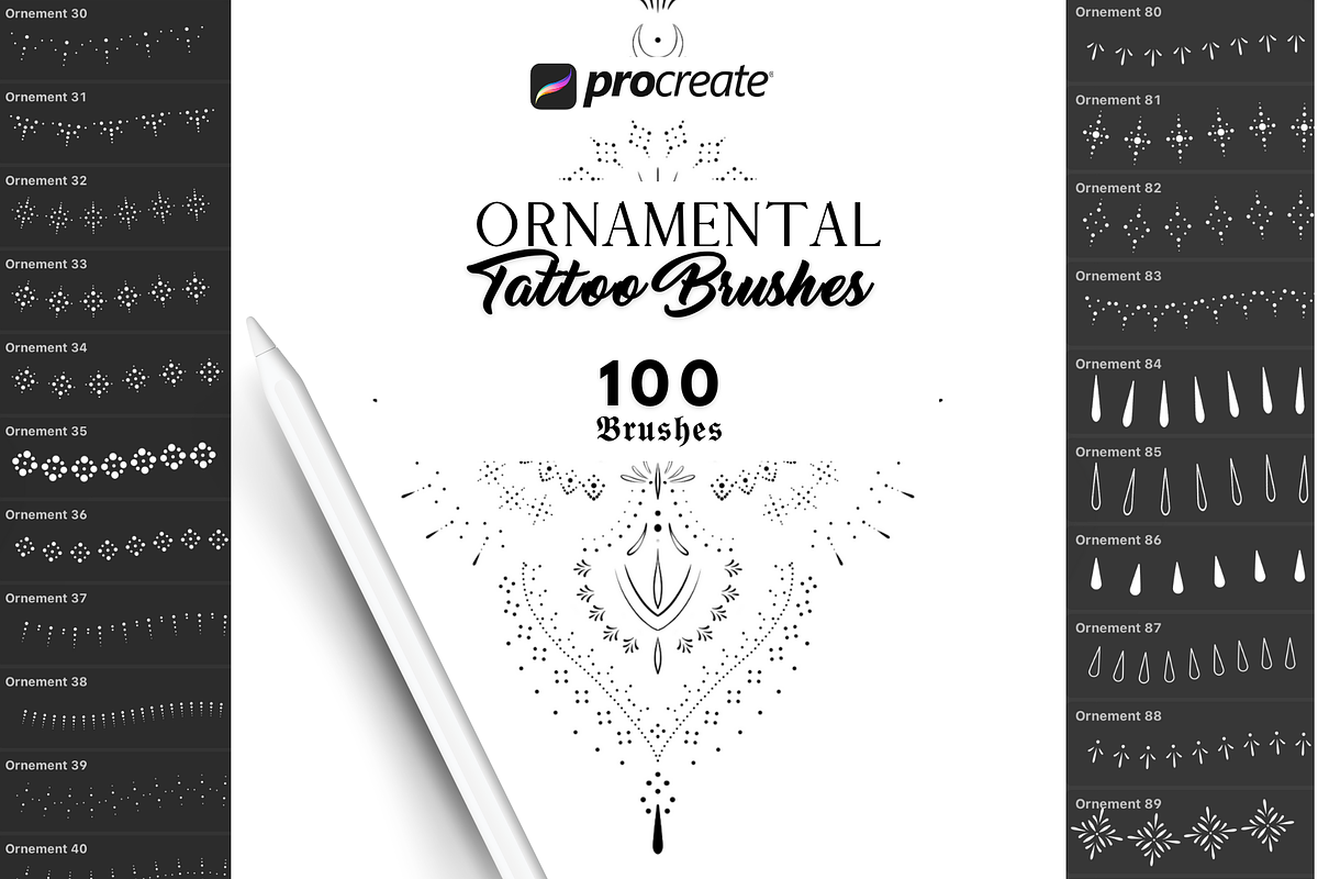 2000+ Procreate Stamps Bundle, a Brushes & More by LaurenceVArtiste (Photo 7 of 8)
