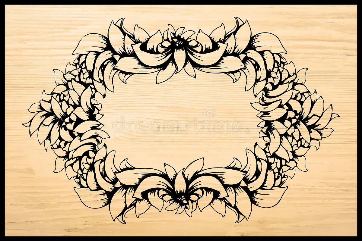 Ornate Vintage Black Frame Vector Se, an Illustration by BIPLOB EXPERT (Photo 4 of 4)